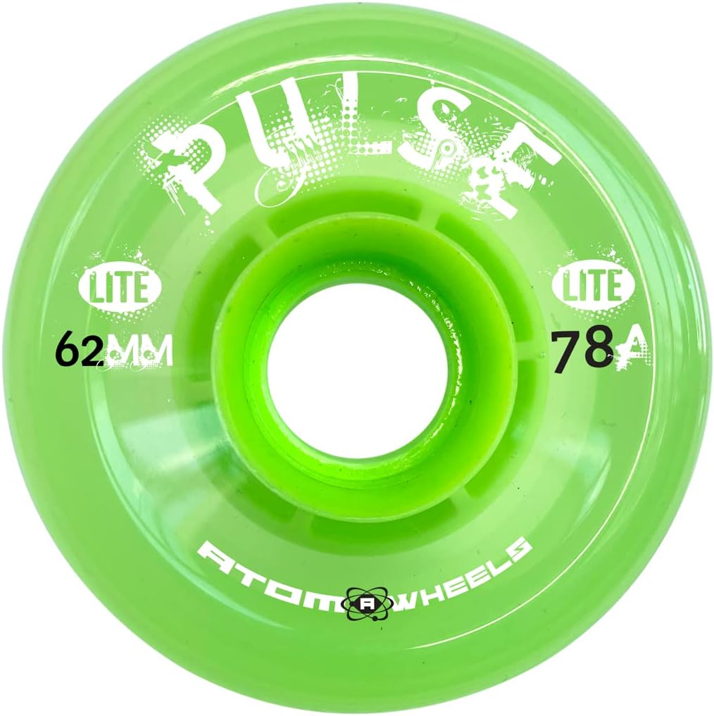 Atom Pulse Lite Wheels, Lime Green