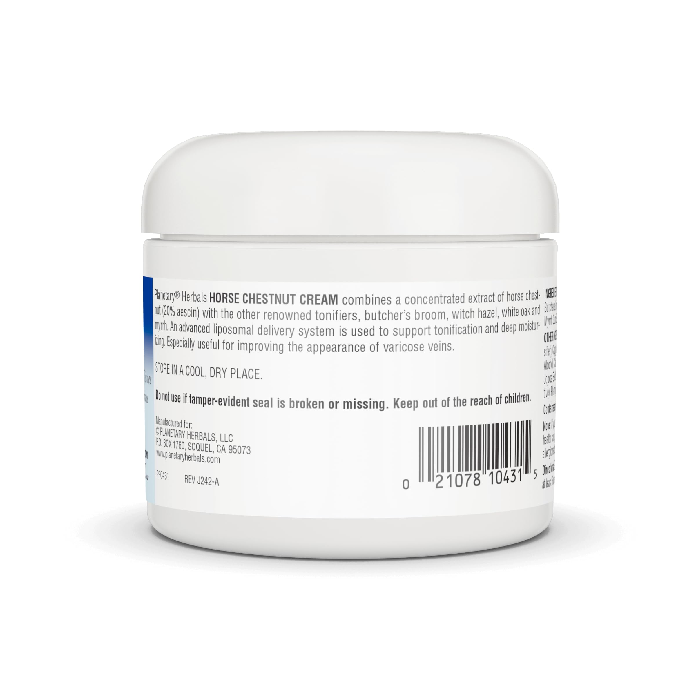 Horse Chestnut Cream, 4 oz, From Planetary Formulas 2