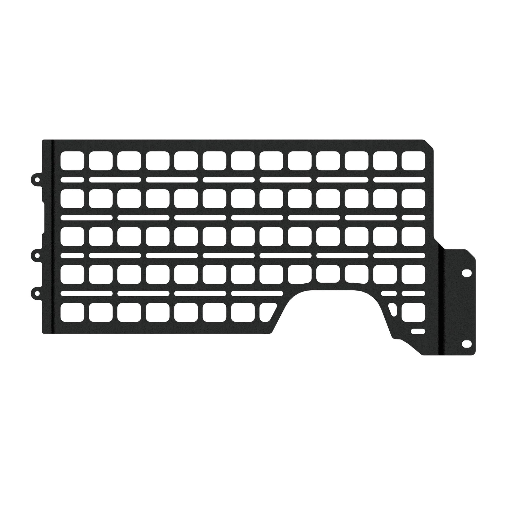 BuiltRight Industries Driver Side Front Bedside MOLLE Panel Rack System Compatible with 2019–2023 Ford Ranger – Truck Bed Storage Organizer​