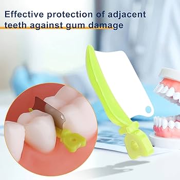 治療用ベルト&ウェッジ Amazon.co.jp: Healthible 歯科用プラスチックメタルブレード