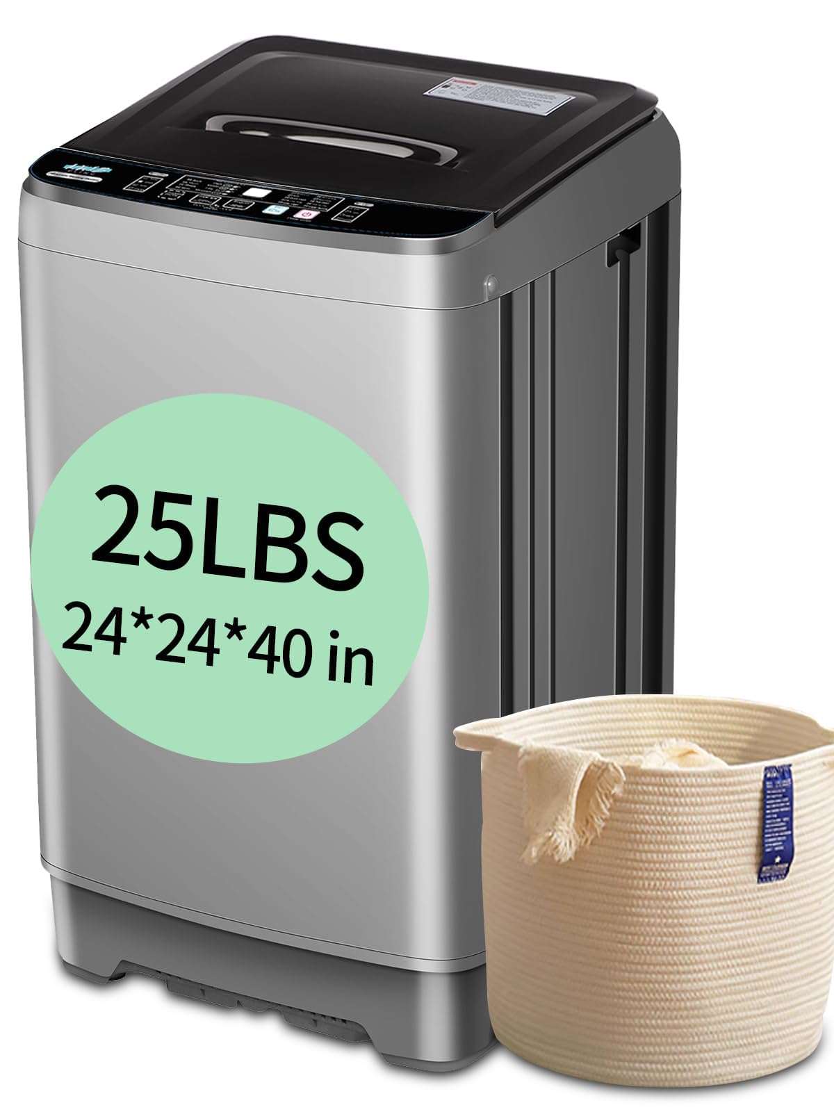 KRIB BLING 25 lbs Full Automatic Washing Machine