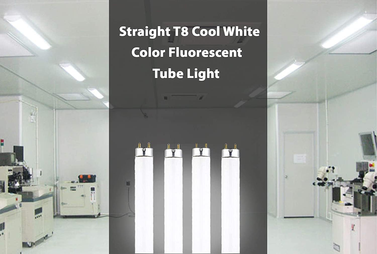 F15T8-DL 15 Watt T8 Straight Tube, Medium Bi-Pin Base, 6500K - Daylight - Pack of 4 image 3