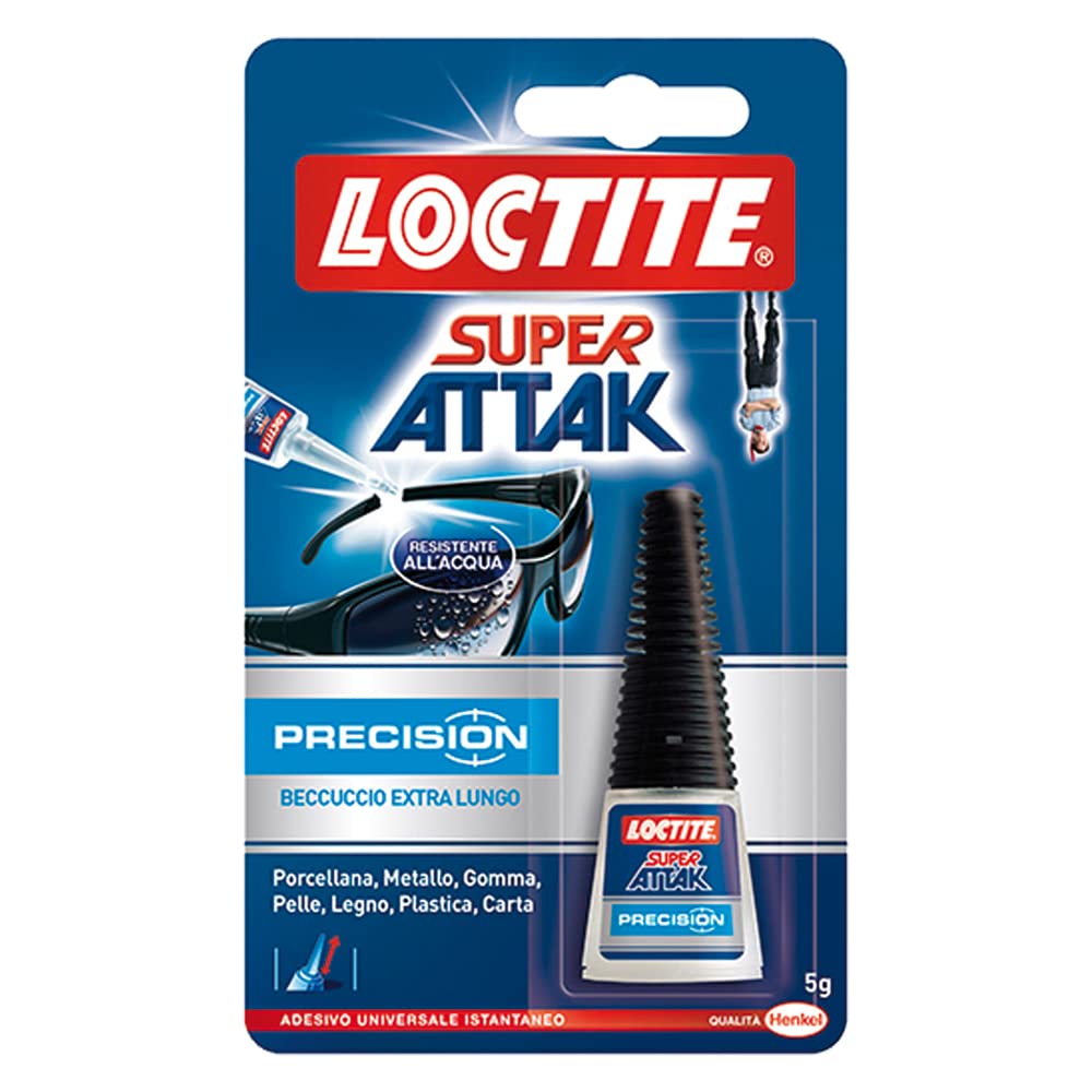 Loctite Super Attak Original Bipack - Super Colla Istantanea Trasparente Per Multi Materiali