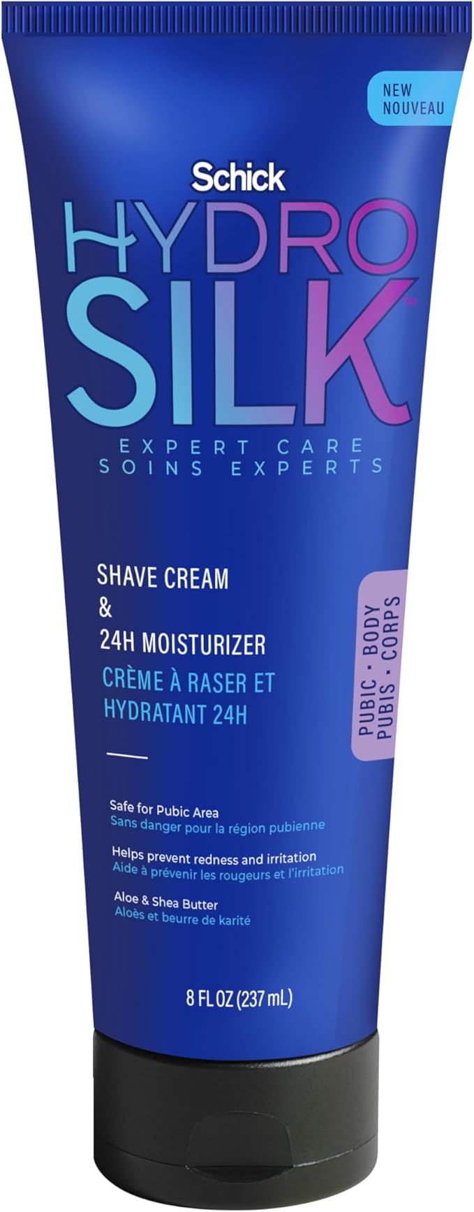 Schick Hydro Silk Shave Cream & 24Hour Moisturizer Pubic Hair Shave