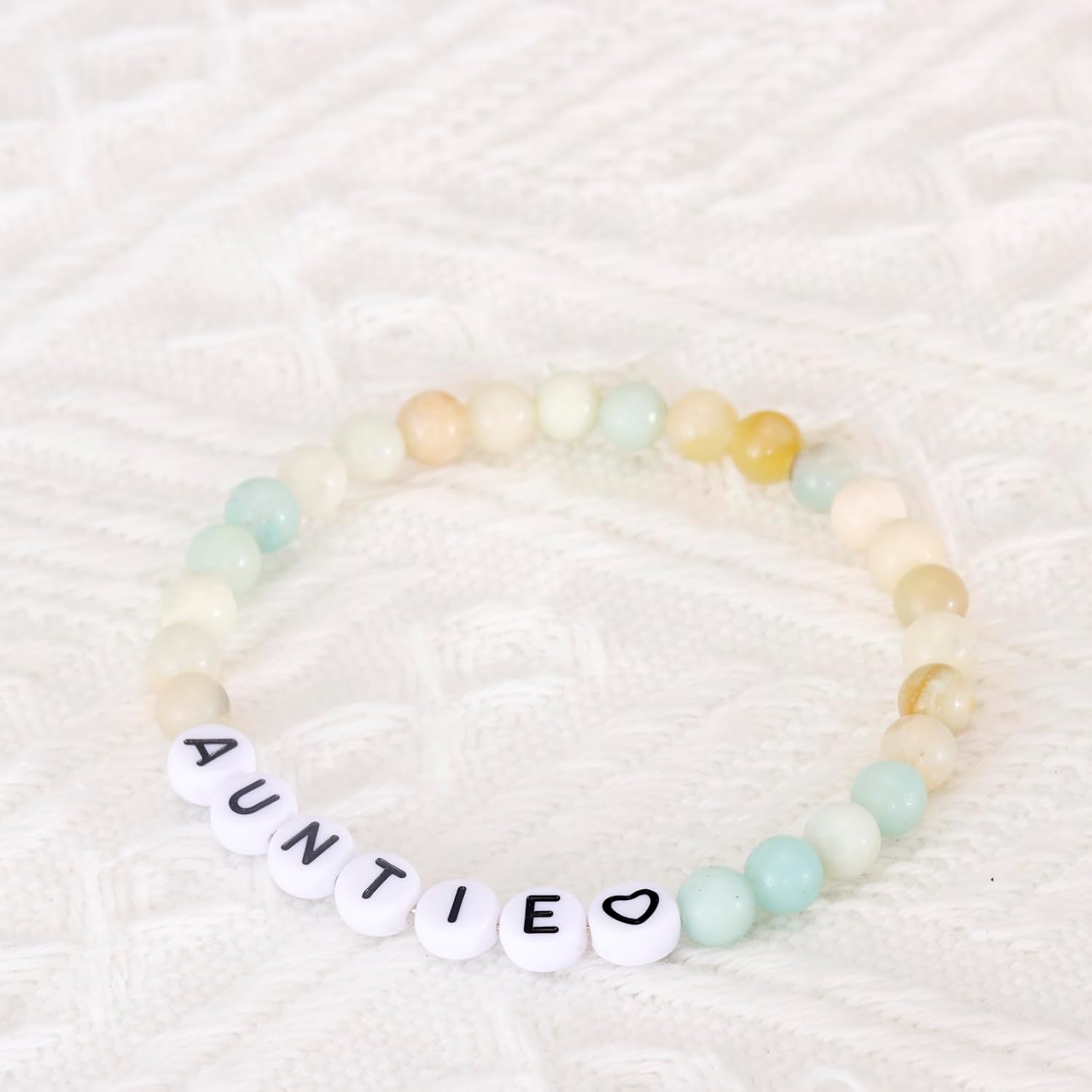 HUTIMY Gifts for Aunties Birthday Bracelet for Women Jewelry Worlds Best Auntie Bracelet - Image 5