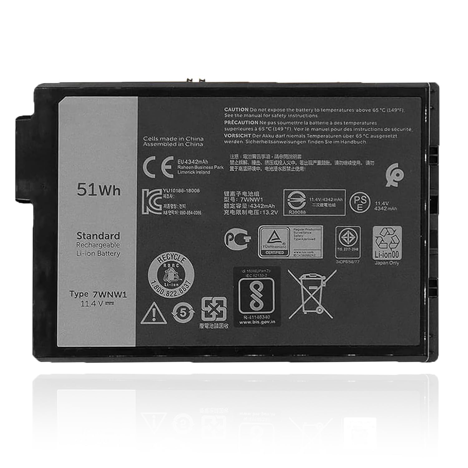 Amazon.com: OUWEE 7WNW1 Laptop Battery Replacement for Dell