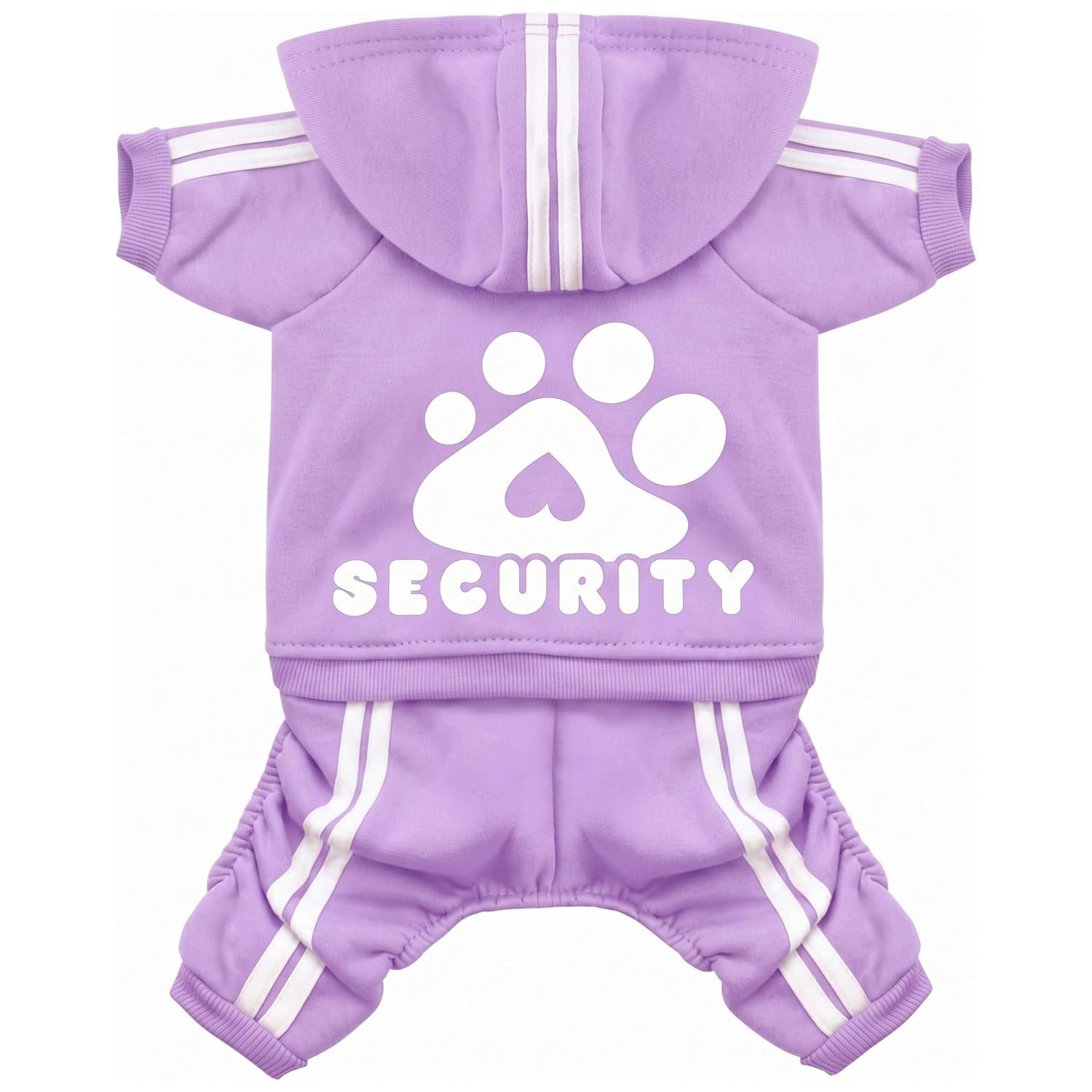 Dolahovy Dog Hoodie Pet Clothes Apparel Soft Security Hoodies Autumn Winter Puppy Jumpers Fleece Cotton Dogs Jacket Coats Dog Outfit for Chihuahua Teddy Dogs Cats Small Medium (Purple, S)