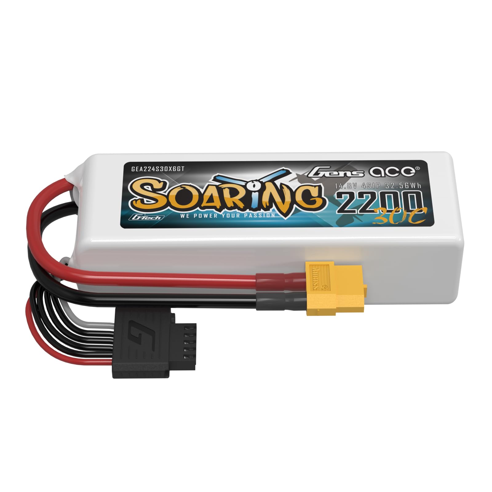 Batterie softpack pour avion et hélicoptère RC Soaring 14,8V XT60