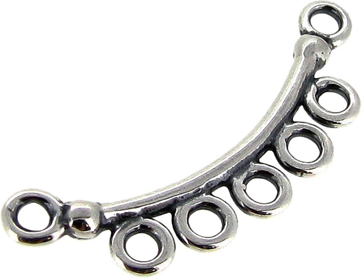 Dreambell 1 pc 925 Sterling Silver Necklace Chandelier Pendant Link Bead 24mm / Earrings Connector/Findings/Antique