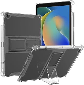 iPad mini 4 case, iPad mini 5 case, iPad mini 4 7.9 inch case, 2015 iPad mini 5th generation case, 2019 iPad mini 7.9 inch 5th generation 2019 case, Pokaas TPU case, iPad bullet case, Soft TPU case, Tablet case, Tablet case with pen holder, Four corner drop protection, Stand function, Shock absorbing, Lightweight, Thin, Anti-yellowing, Clear TPU cover, Simple, Fashionable Washable with a popular case. Anti-Scratch Full Body Protection iPad mini 4/5, transparent