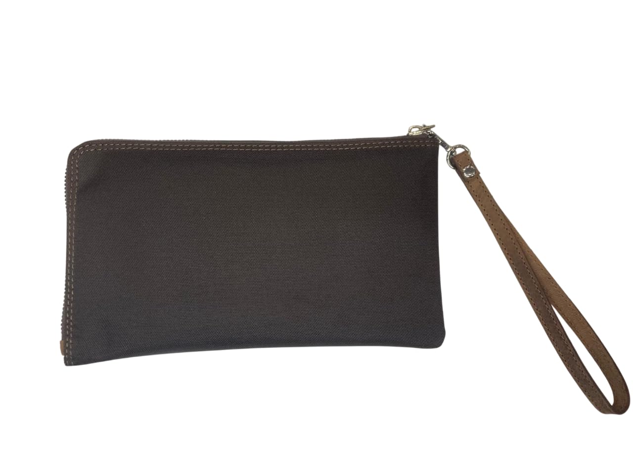 Armata di mare Wolly Pochette da Uomo in Pelle, Compatta, con Cinturino da Polso, 23x13,5x1 cm