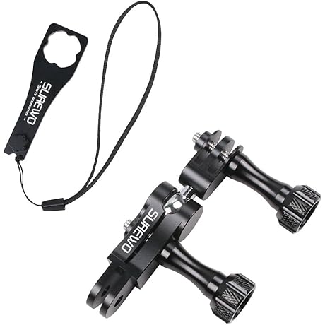 Dual Rotating Extension Arm GoPro Swivel Mount
