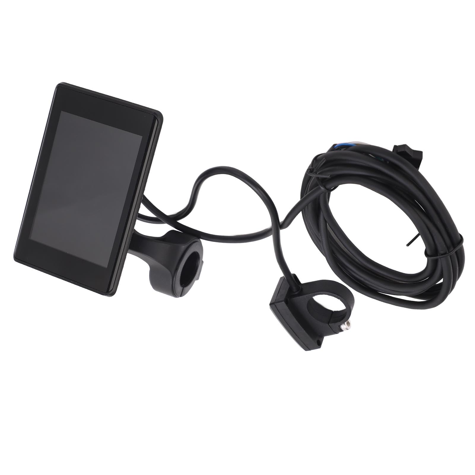 Parte di sostituzione del misuratore del display LCD in bici elettrica con materiale ABS per visione e stabilità dei dati convenienti adatti per manubrio da 22,2 mm