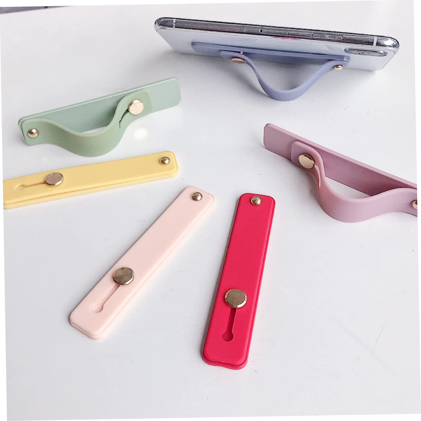 Gadpiparty Handy Fingerhalter Klicker Handhaben Telefon Lanyard Ram Finger Halterung Für Handy Mobile Phone Stand Finger-finger-ständer Universeller Handygriff Kieselgel