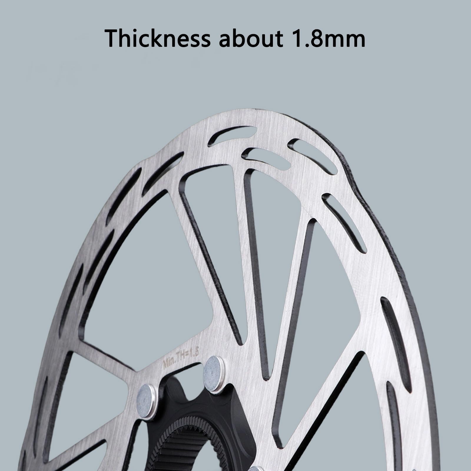 Jane Eyre Centre Lock Disc, Bicycle Centre Lock Brake Disc with Lock Cover 140mm Suitable for Mountain Bikes Road Bikes - Image 4