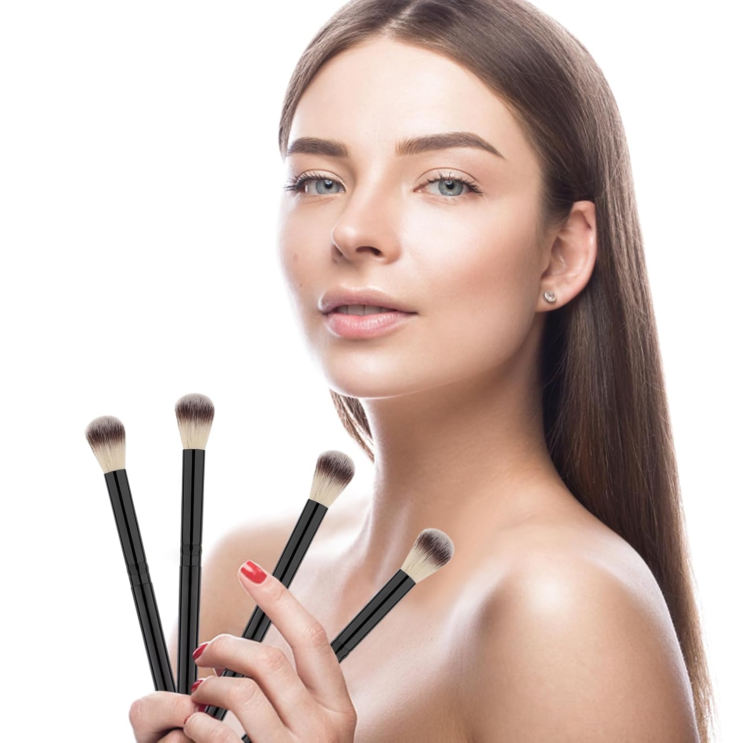 Lash Shampoo Brushes 40Pcs Fluffy for Wash Extension Cleaning Bath Makeup Eyelash Eyeshadow Brush Set