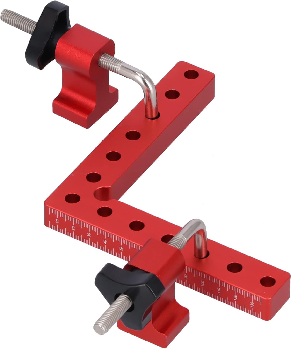 2 Sets 90 Positioning Square Right Angle Fixture Woodworking Splicing Clamp Accessories (140mm)