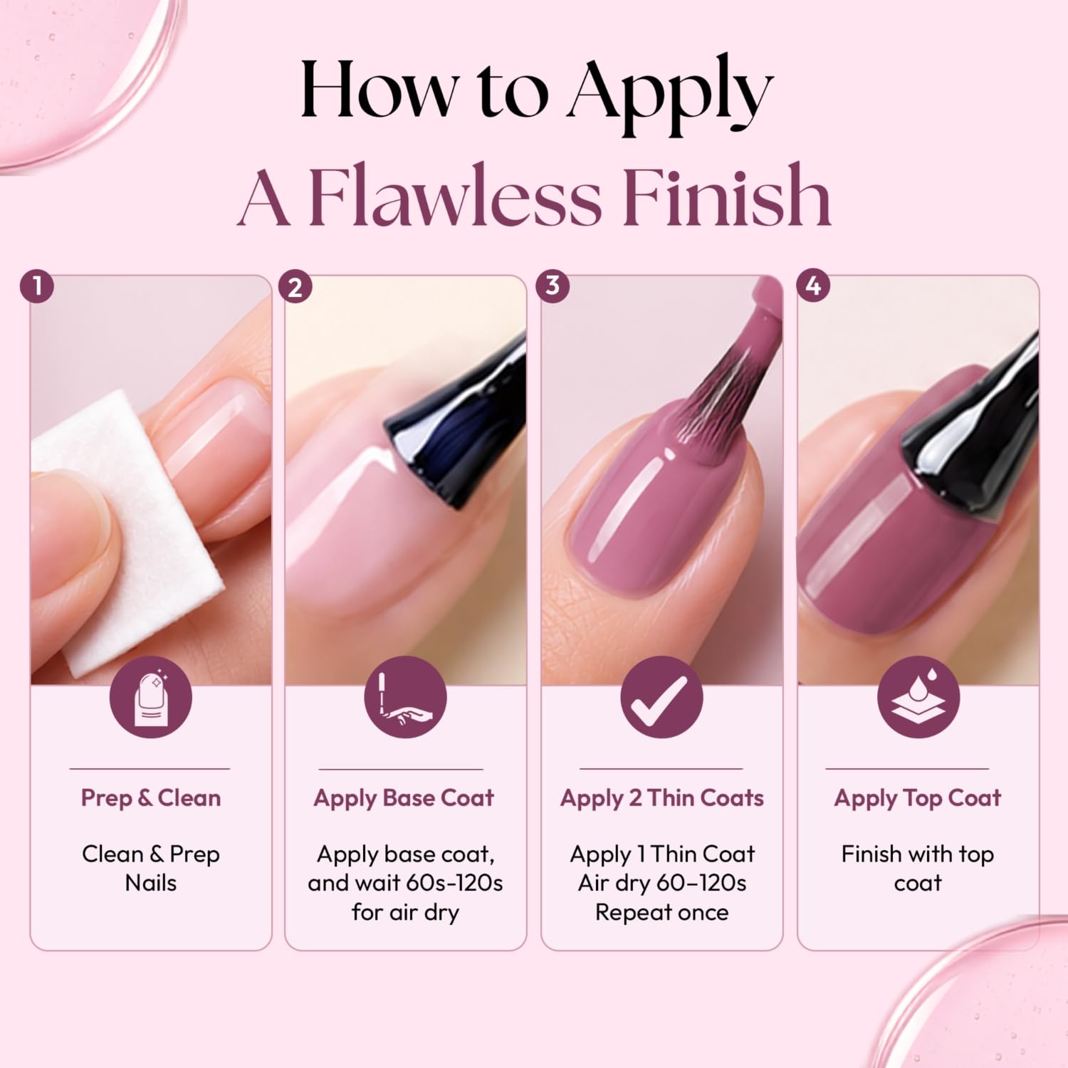 DeBelle Creme Finish Gel Nail Polish Majestique Mauve (Mauve), 8 Ml-Enriched With Natural Seaweed Extract, Cruelty Free, Toxic Free 3