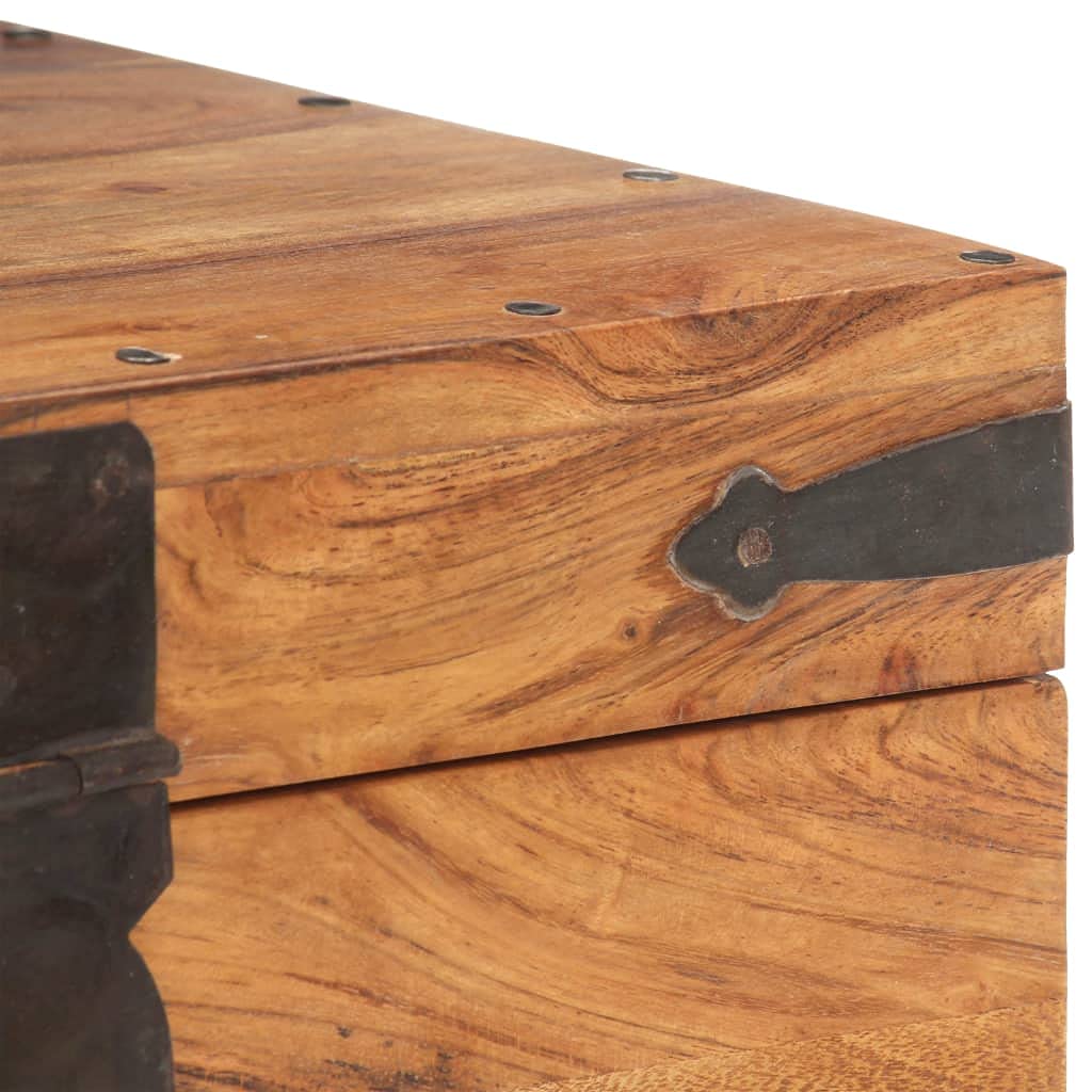 Generisch Truhe 40x40x40 cm Akazie Massivholz,16.18 kg-289639