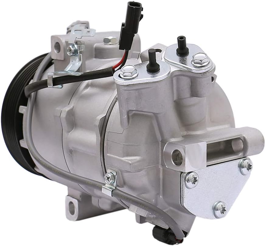 FKG AC Compressor and A/C Clutch 926003SH0A Fit for 2013-2019 Nissan Sentra (L4 1.8L Only), 2014-2017 Nissan Tsuru (L4 1.6L Only)