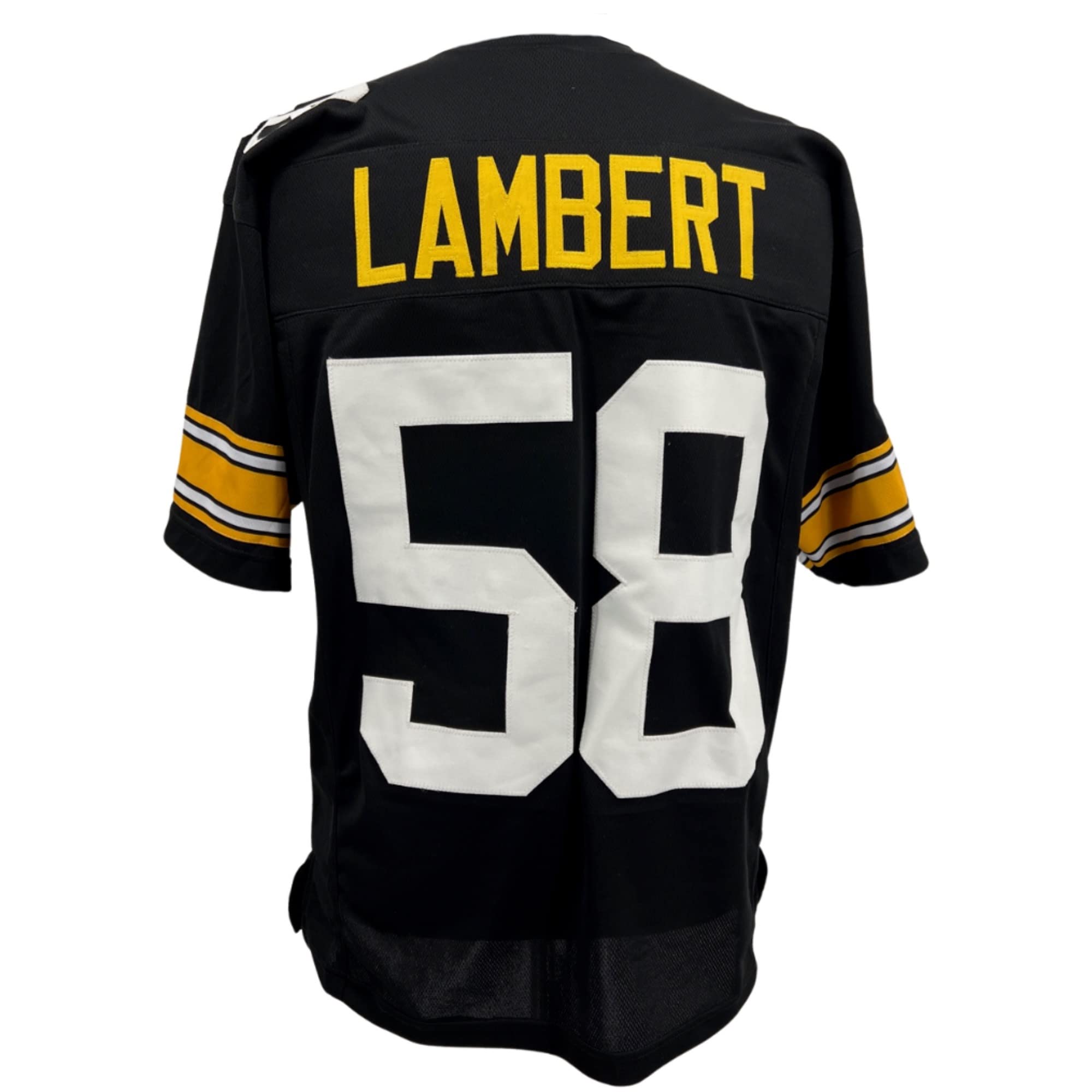 Jack Lambert Jersey Old Number Black Pittsburgh | Unisex Adult Sizes S-5XL Unsigned Custom Sewn Stitched