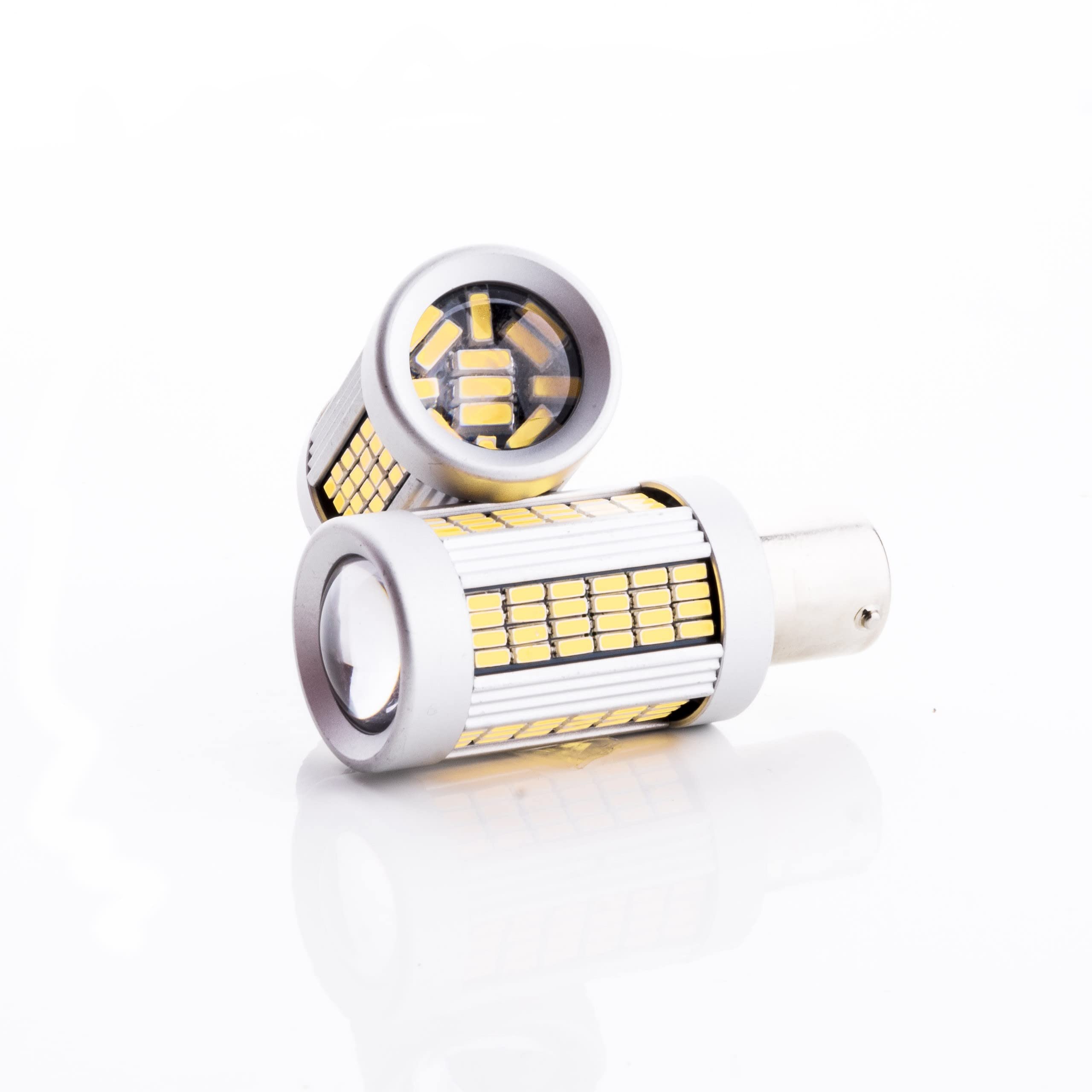 EinParts P21W LED Lampadine 6000K (Bianco) CANBUS 12V per Auto 135 x SMD 4014 LED, BA15S