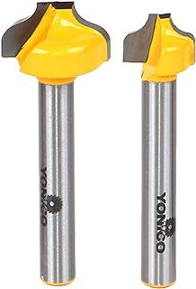 Yonico 14274q 2 Bit Ogee Groove Router Bit Set 1/4-Inch Shank