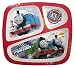 Zak! Designs 3-Section Plate featuring Thomas & Friends, Break-resistant and BPA-free Plastic