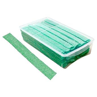 Fini Zure Lopers Appel | Sour Apple Gummy Candy Strips | 150 pieces