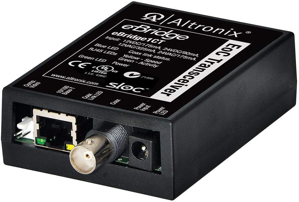 Altronix EBRIDGE1CT IP Over Coax Tranceiver