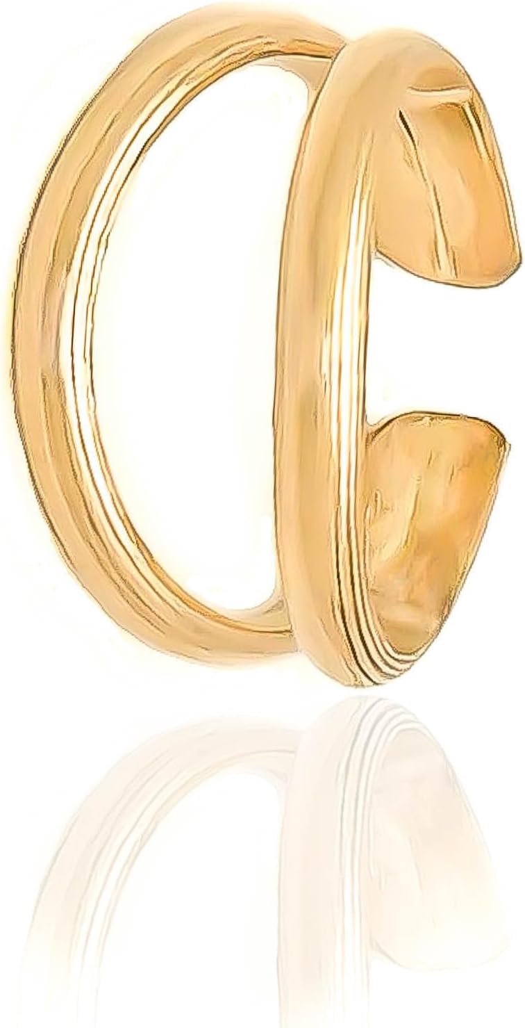 Ear Cuffs for Women Sterling Silver, No Piercing, 925 Sterling Silver, 12mm Diameter, Adjustable, Ear Wraps, Conch Ear Cuff, Ear Cuffs for Women Non Piercing