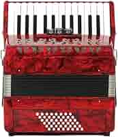 赤 アコーディオン 31鍵 金色装飾 gt-96-red.jpg