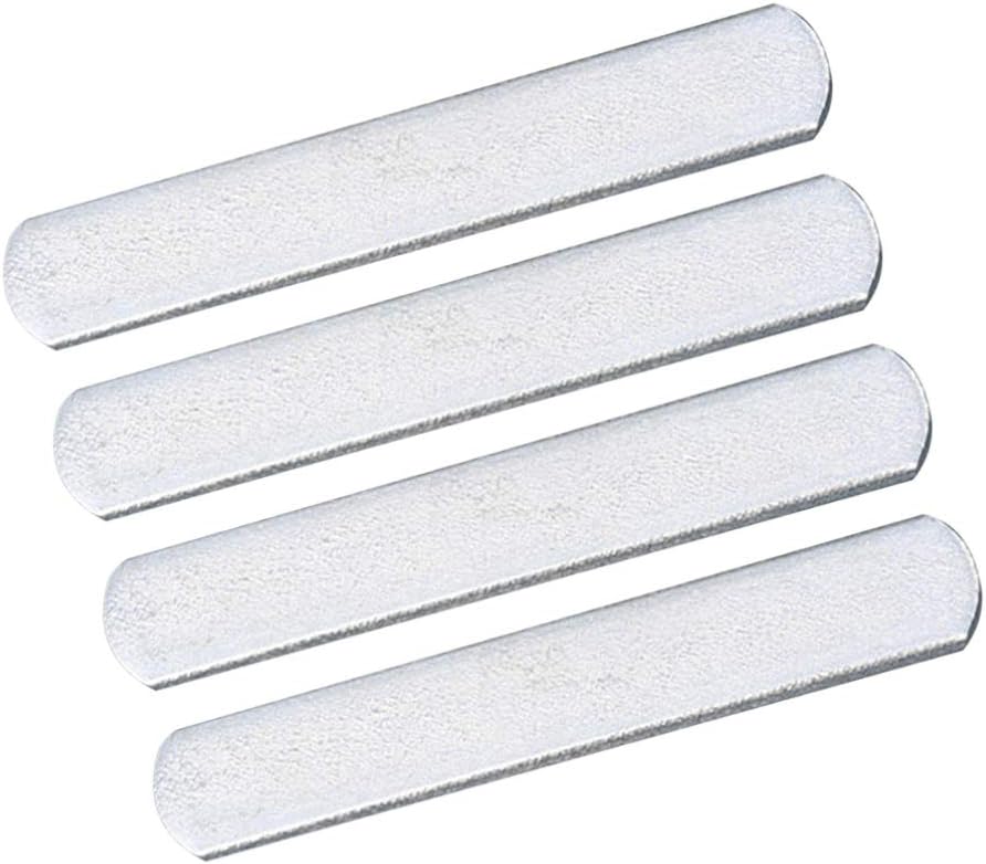 Weighted Steel Plates 4 Pieces 0.2kg Each Stainless Steel