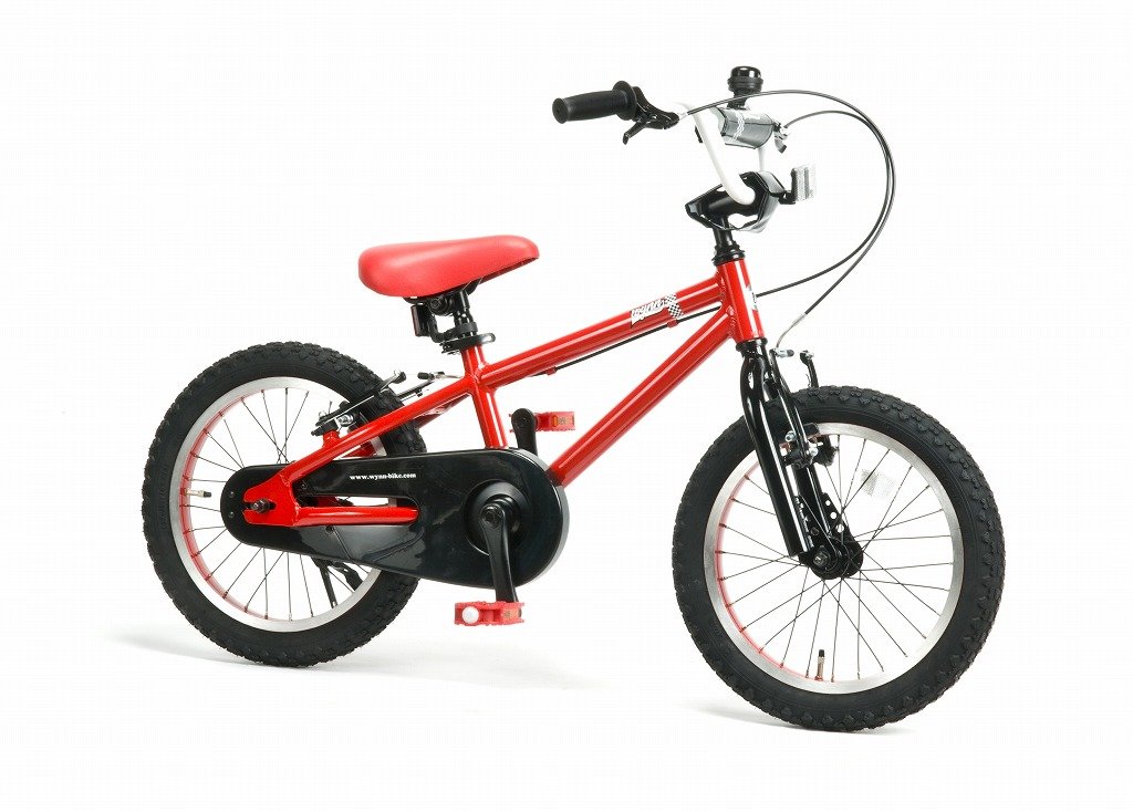 Amazon | 子供用自転車 Wynn Wynn-16 レッド×ブラックタイヤ 16インチ