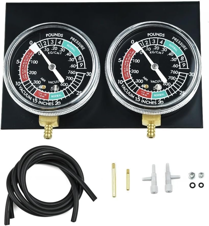 Motorbike Fuel Supply Motorcycle Carburetor Synchronizer Gauge Tool Carb 2 Cylinder Sync Replacement Parts, Motorbike Engine Accessories Carburetor Kit