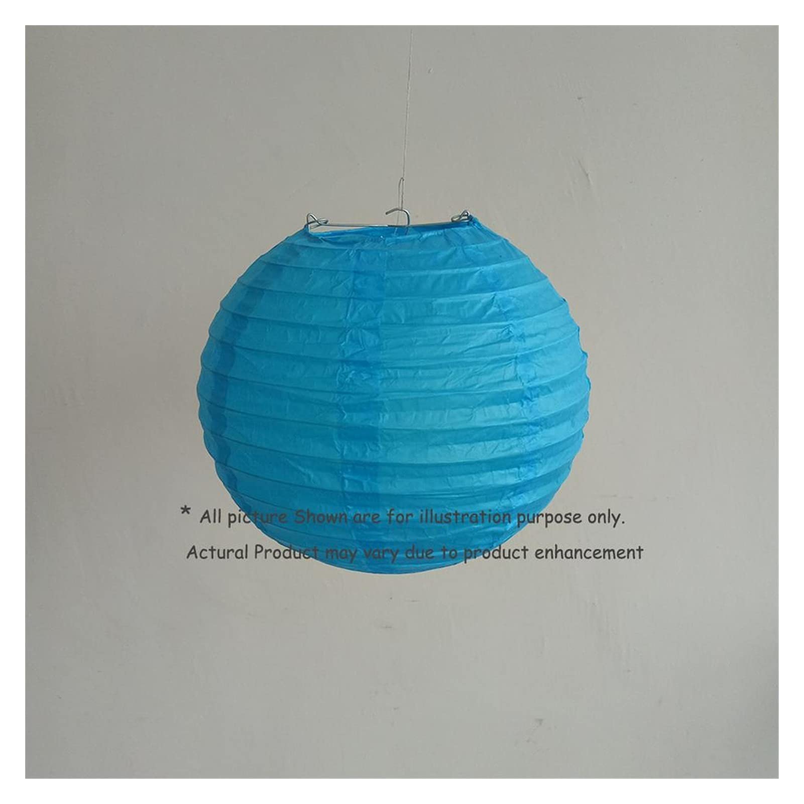 Laternenfest 18 Packungen 4 "-12" weiß blau hellblau chinesischer Papier Laterne Laterne chinoise lampion Hochzeit Laterne Papier for Mariage Party