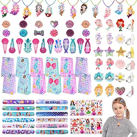 FORMIZON 82 Piezas Relleno Piñatas de Cumpleaños Infantil de Fiesta Sirena Cover