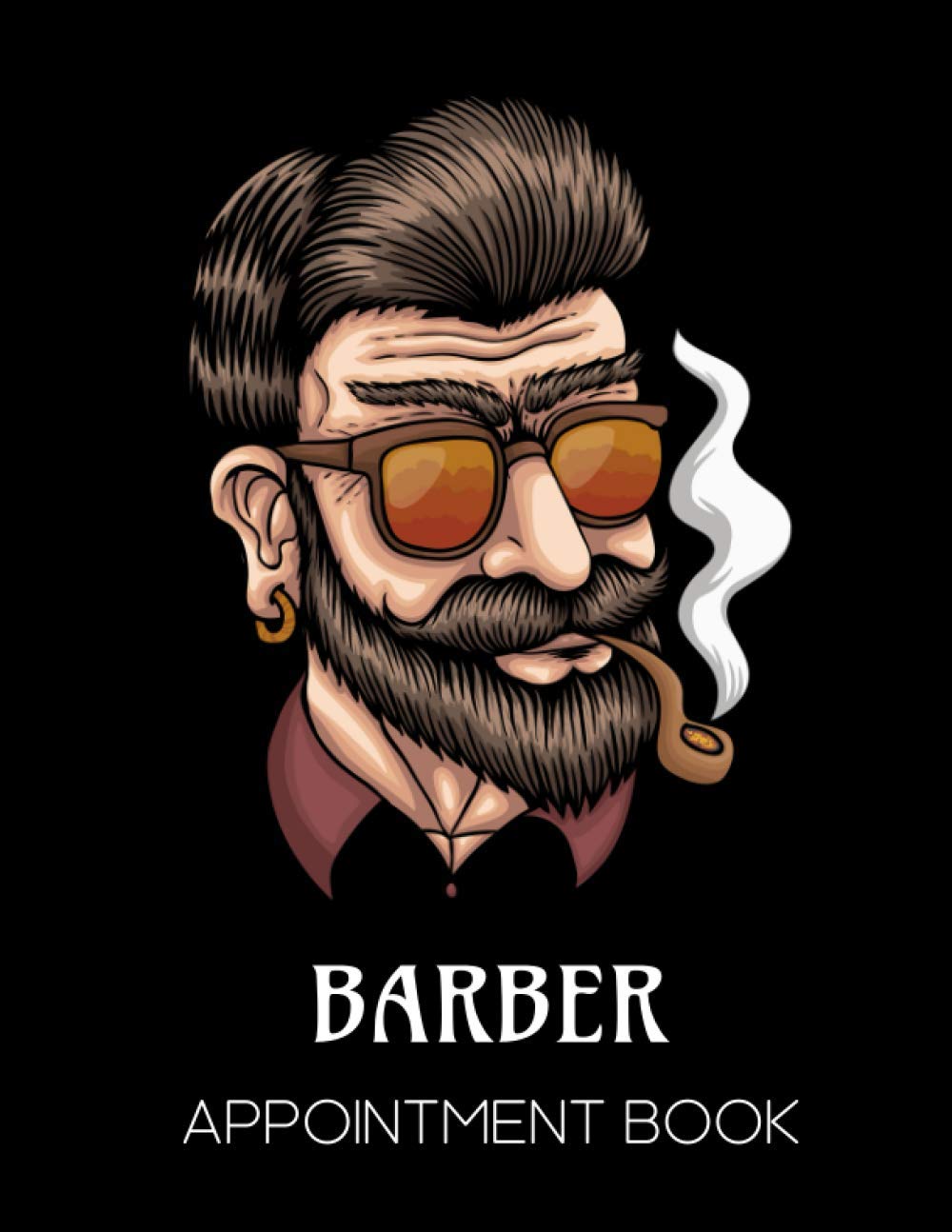 Barber Appointment Book: Barbershop Appointment Diary 2021, 15 Minute Increments Book