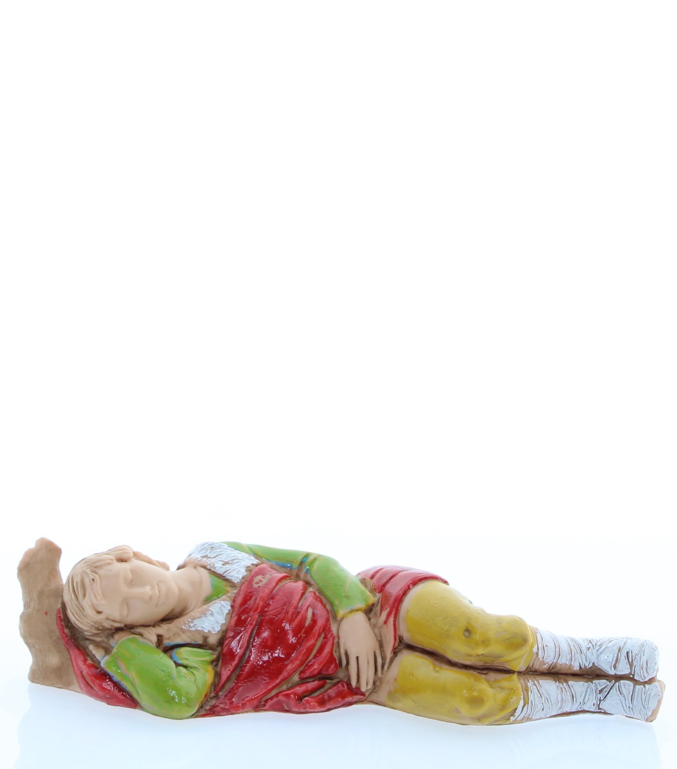 Moranduzzo - Set De 6 Bergers Pour Crèche 8cm - Figurines Peintes à La Main En Italie - Sculpteur Martino Landi - PVC Indestructible - 8