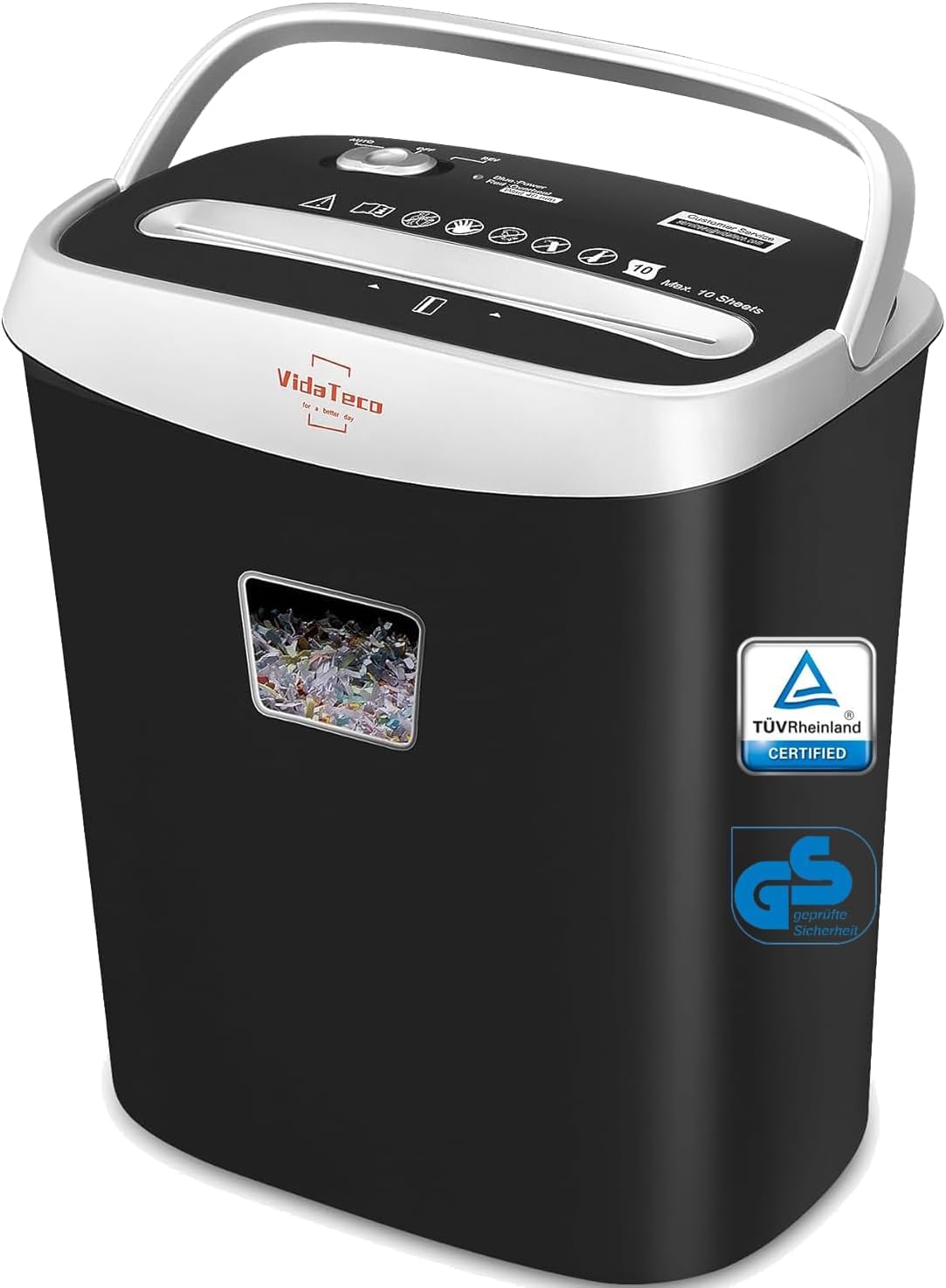 GP00053407 - Monolith 10 Sheet Cross Cut Shredder - Each | GLS GP00053407 - Monolith 10 Sheet Cross Cut Shredder - Each | GLS