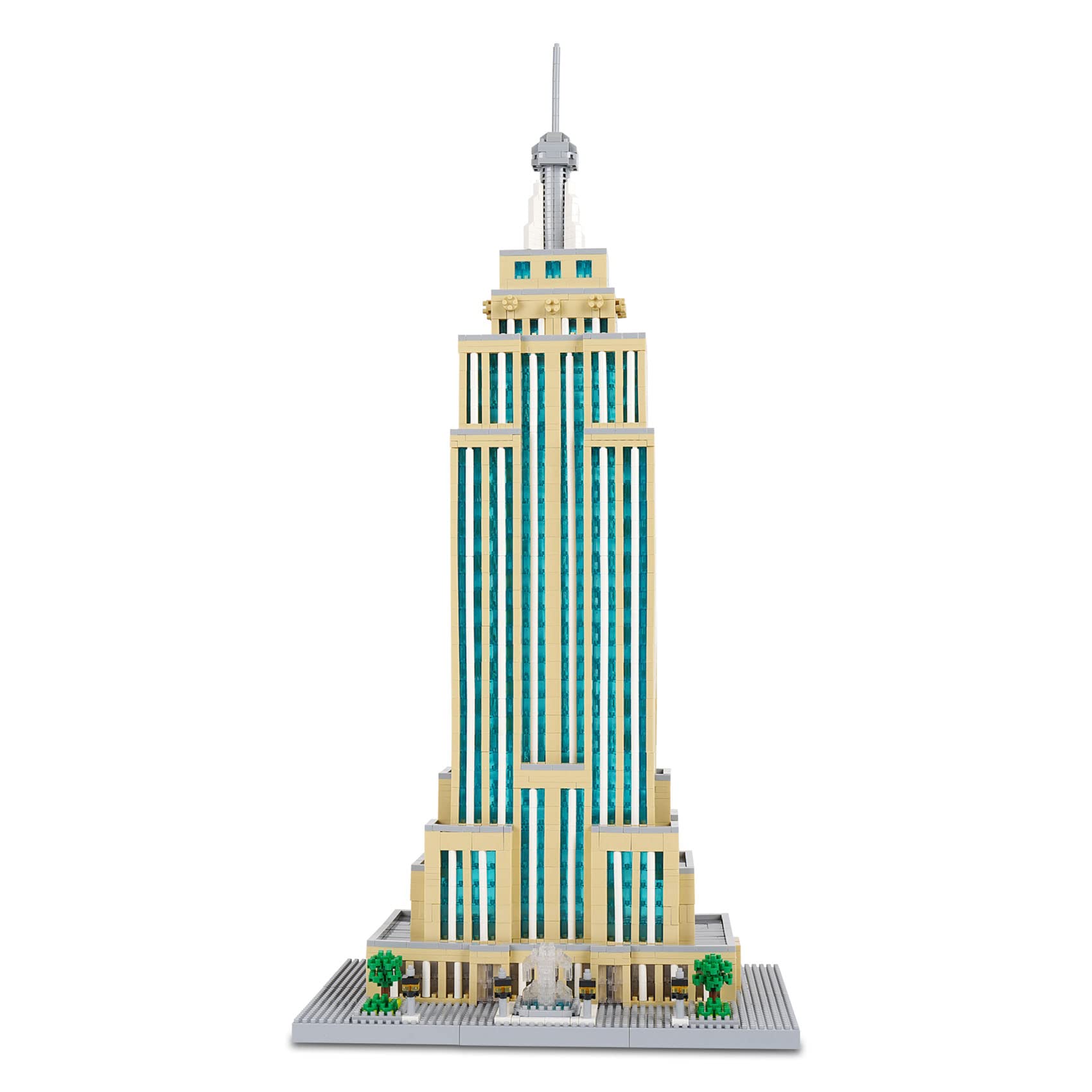LULUFUN Estado Empire Kit de Bloques de construcción Modelo,Mini Bloque de construcción de Arquitectura Famosa, Conjuntos de Modelos de colección,Regalos de Juguetes para niños y Adultos 3819 Piezas
