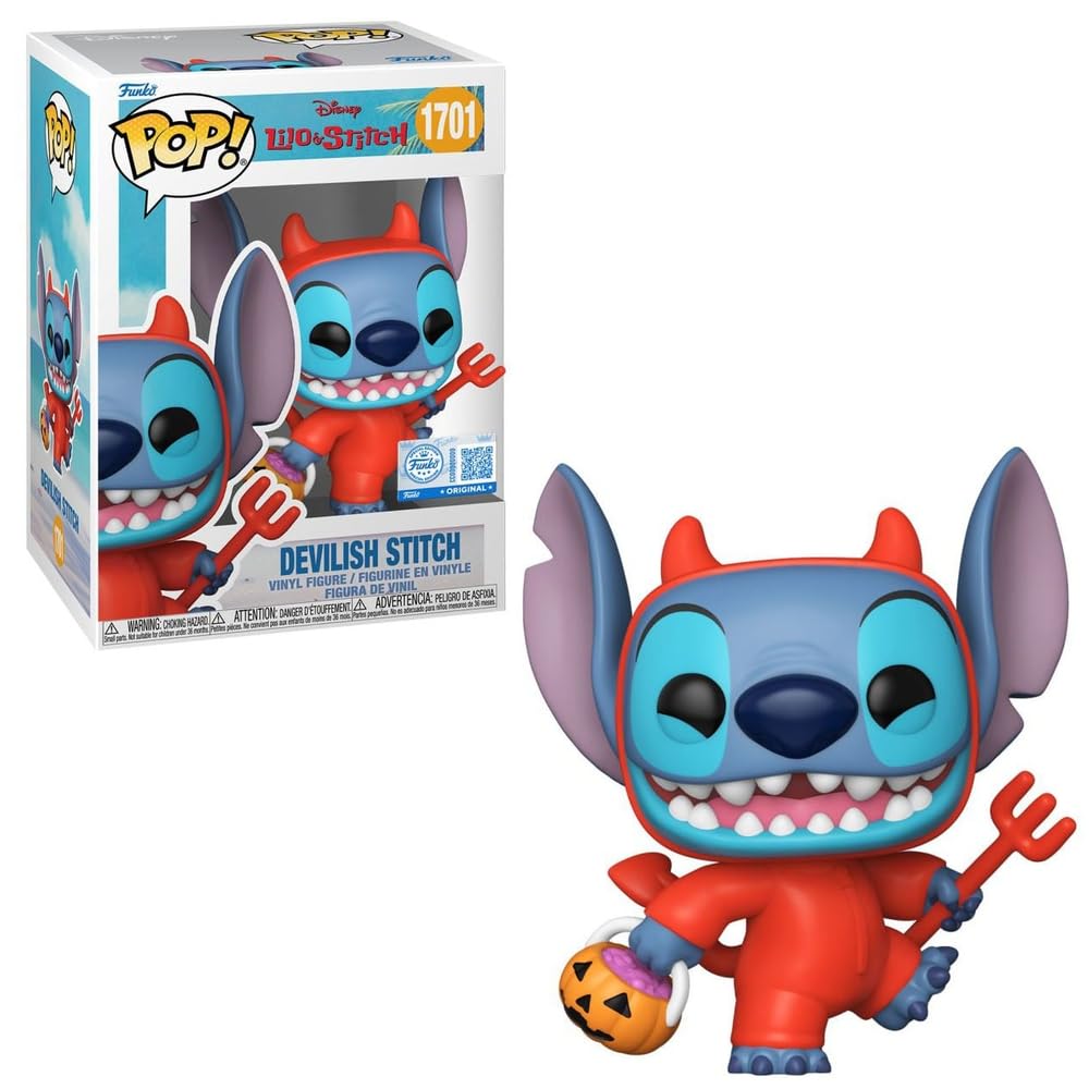 Funko Pop Disney Lilo y Stitch Figura Exclusiva Devilish Stitch