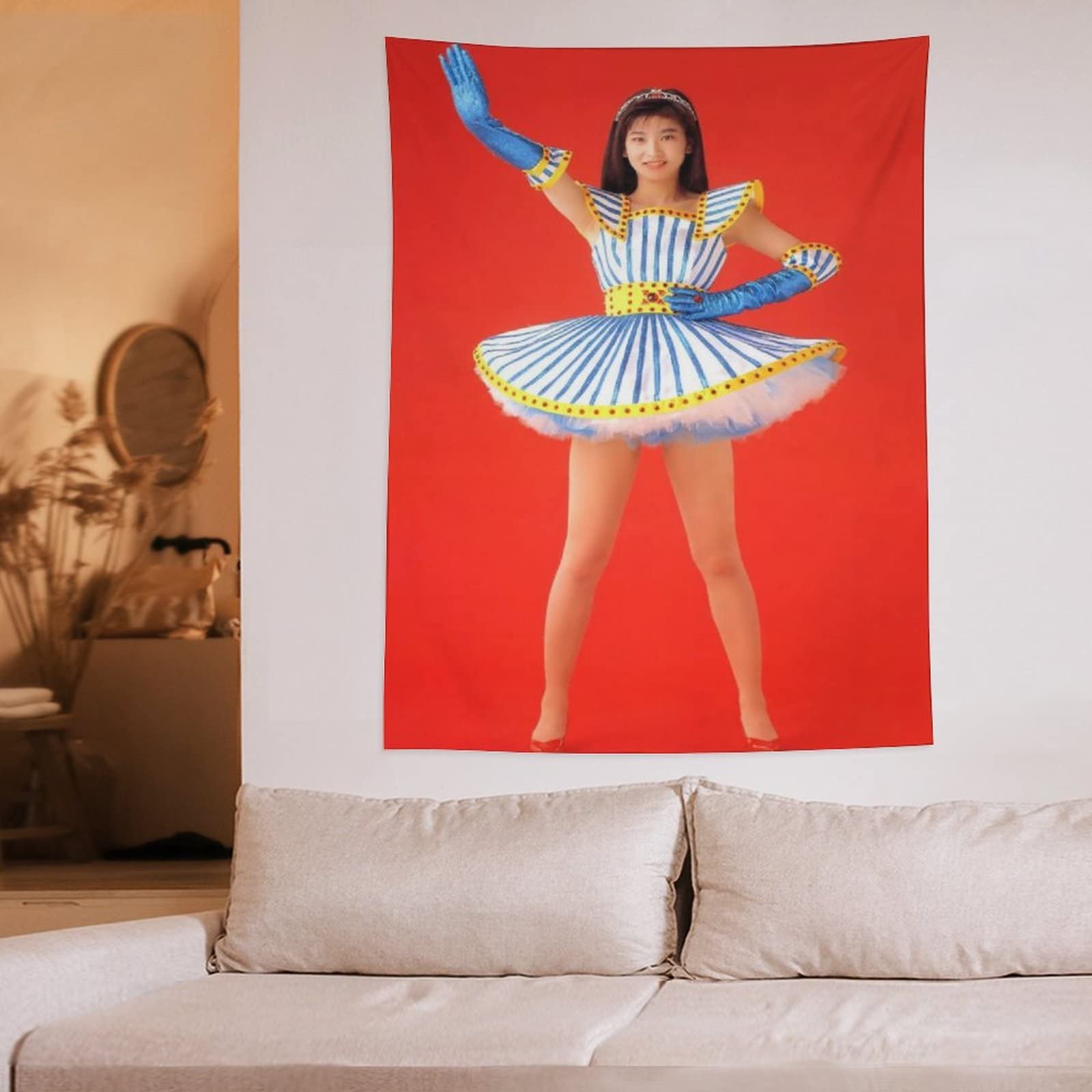 森高千里　タペストリー　壁掛け　新品 Amazon.co.jp: 森高千里 タペストリー、絵画、ポスター、壁紙