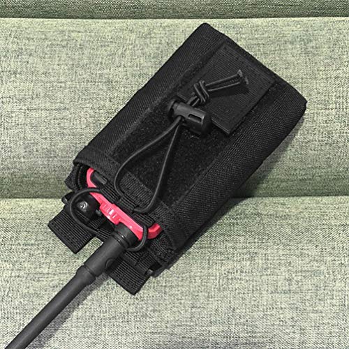 ARTIBETTER 2PCS Molle Saco Titular Caso Rádio Rádio Interphone Walkie Talkies Universal Bolsa de Nyl