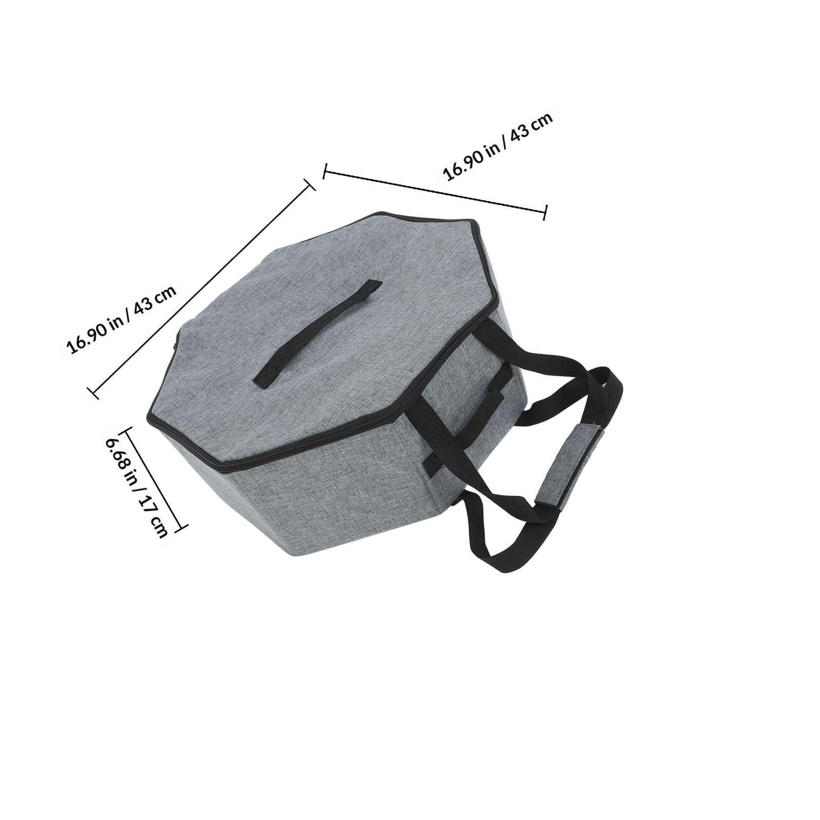 Scatola Custodia Donna Rotonda da Uomo Pieghevole Conservazione Pvc, Grande da Cowboy per Cappello per Viaggio