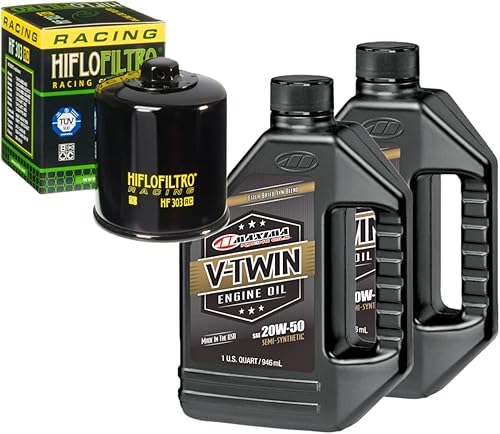 RAD Powersports Oil Change Kit For Polaris 2000 Magnum 325 4X4 Semi-Synthetic 20W-50