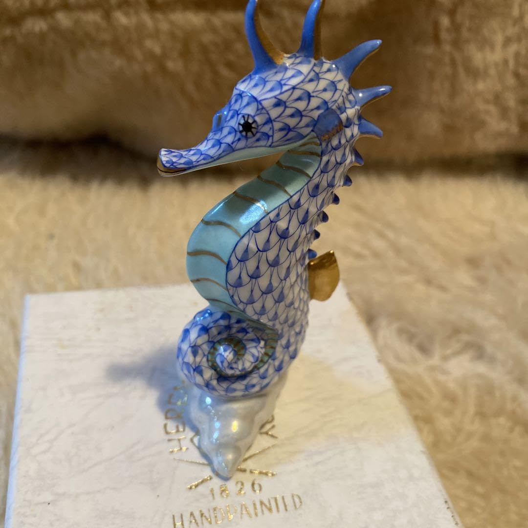 【ハンドメイド】81.竜の落とし子・星の銀河・紫と緑・台座 Amazon.co.jp: ヘレンド ゾディアック タツノオトシゴ 竜の