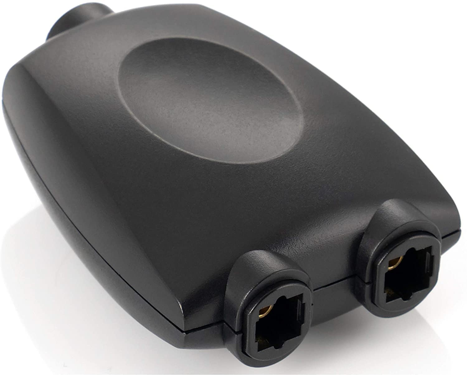 PremiumCord Toslink Passive Signal Combiner/Splitter TOS F - 2X TOS F, Female to Female, Colour Black