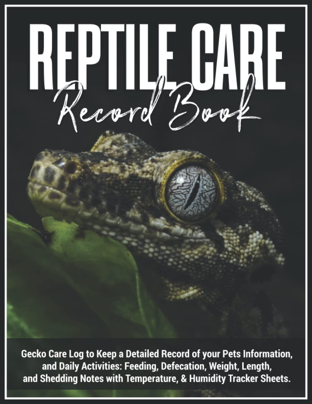 Buy Reptile Care Record Book Gecko Care Log to Keep a Detailed Record
