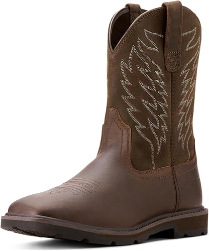 ARIAT Men's Groundbreaker Square Toe Work Boot
